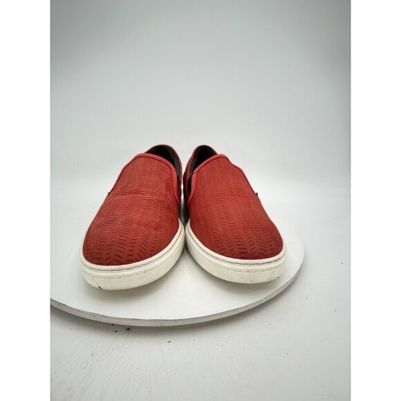 Jimmy Choo Men Size EU 43 US 10 Red Leather White Sole Slip On Casual Shoes main image 4